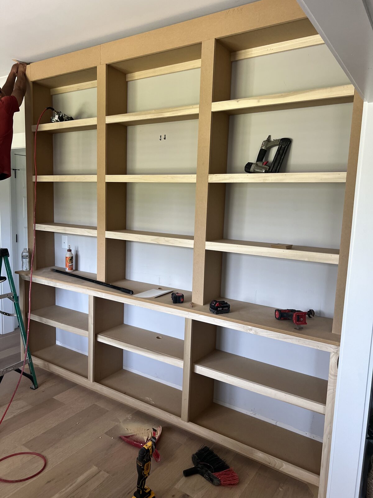 Built-In Shelving (In Progress)