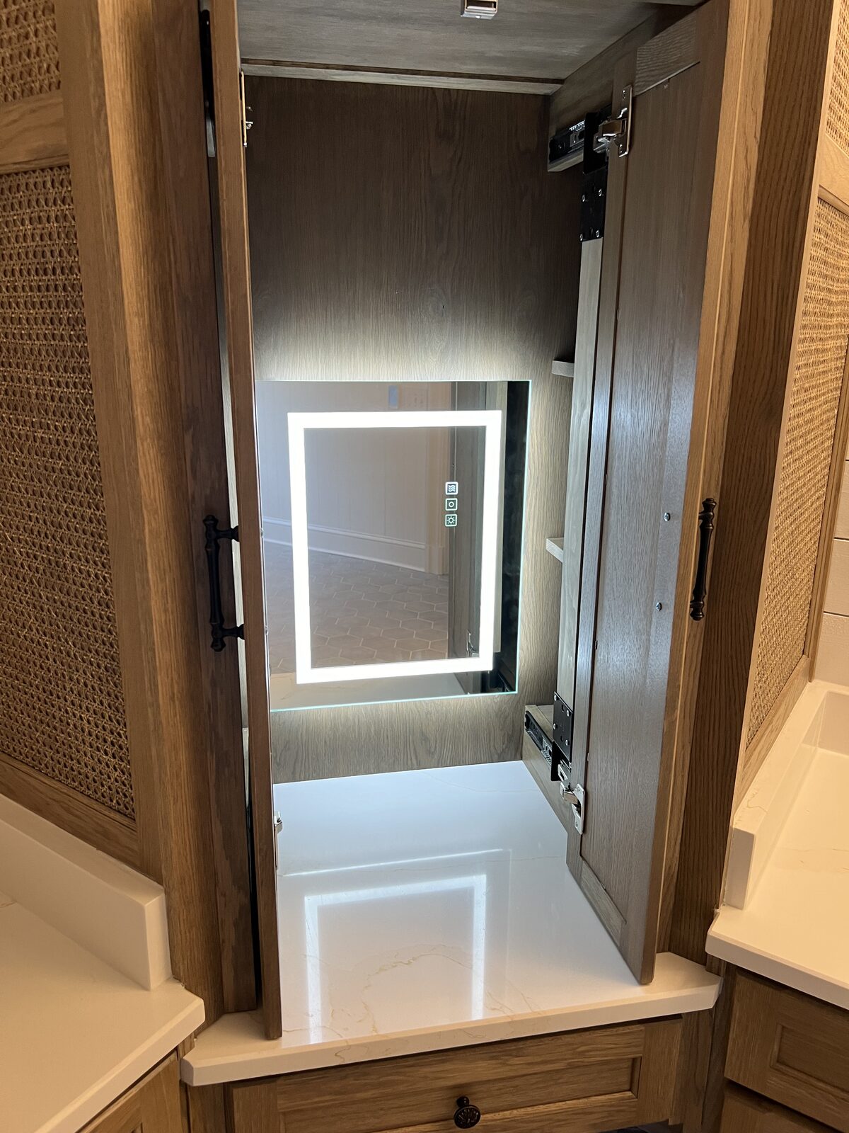 Custom Lighted Cabinet
